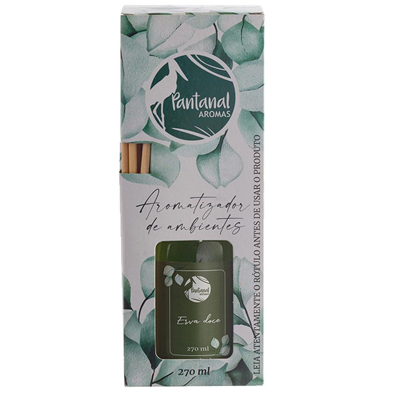 Aromatizador De Ambiente Erva Doce Pantanal Aromas 270ml