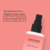 Body Splash Seduction Rose Âmbar e Almíscar Laborene 270ml