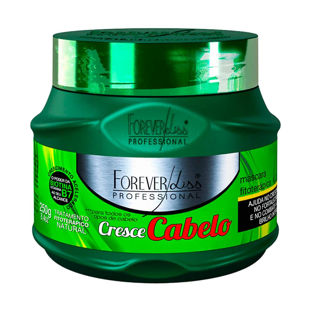 Kit Cresce Cabelo Shampoo 500ml + Máscara Forever Liss 250g