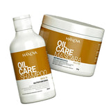 Kit Shampoo 300ml + Máscara Capilar Oil Care Hanova 300g