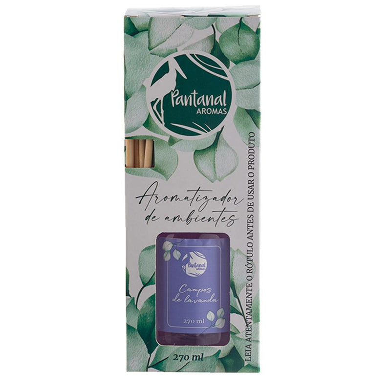 Aromatizador Ambiente Campos De Lavanda Pantanal Aroma 270ml