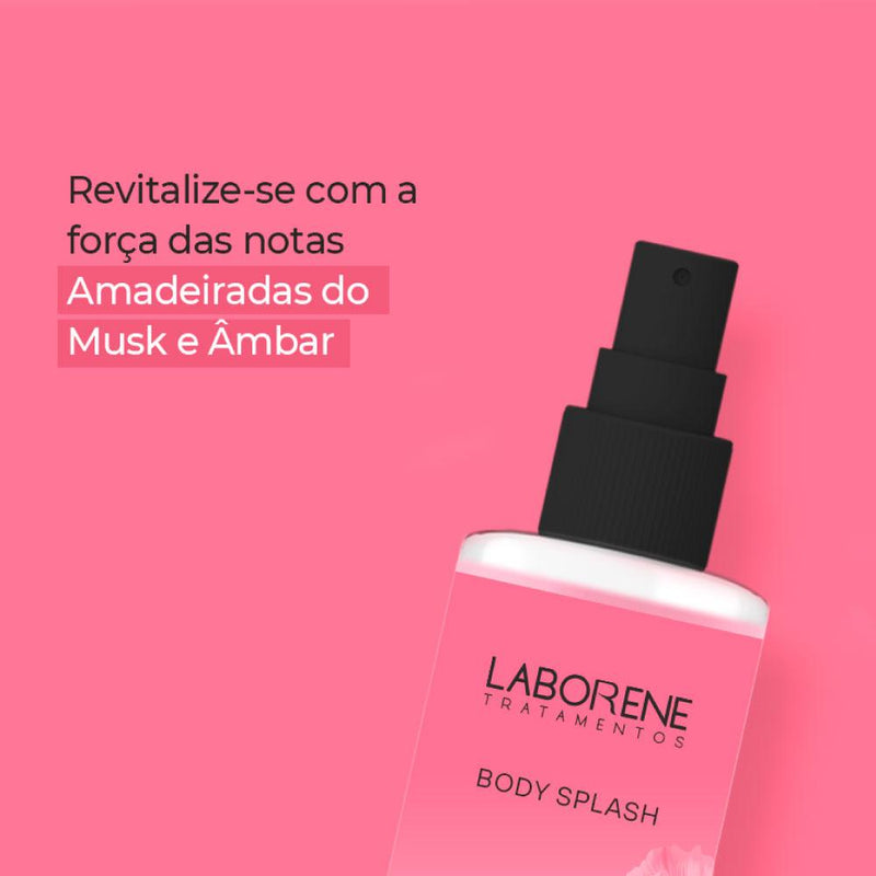 Body Splash Woody Sense Laborene Musk e Âmbar 270ml