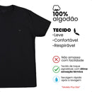 Camiseta Básica Plus Size Gola Redonda Preta G1 Ogochi