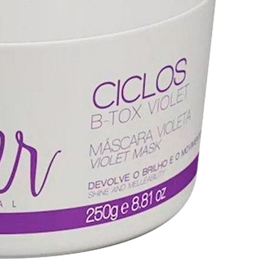 Máscara Btx Matizador Ciclos Violet Portier 250g