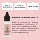 Kit Henna Para Sobrancelhas Menela 2,5g Cor Castanho Claro