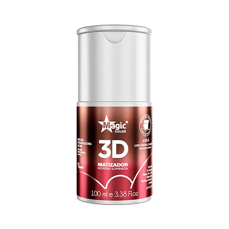 Gloss Matizador 3d Morena Iluminada Avelã Magic Color 100ml