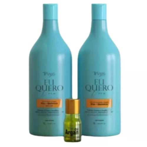 Trigos da Terra - Kit Pos Quimica Sh + Cond L + Oleo 10ml