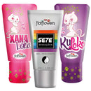 Kit Lubrificante Xana Loka + KuLoko + Sete Sensações Vibra