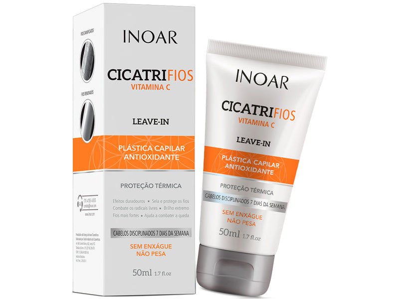 Inoar Leave-in Cicatrifios Vitamina C Antioxidante 50g