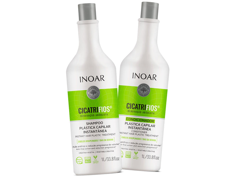 Inoar Kit Cicatrifios Shampoo + Condicionador Litro