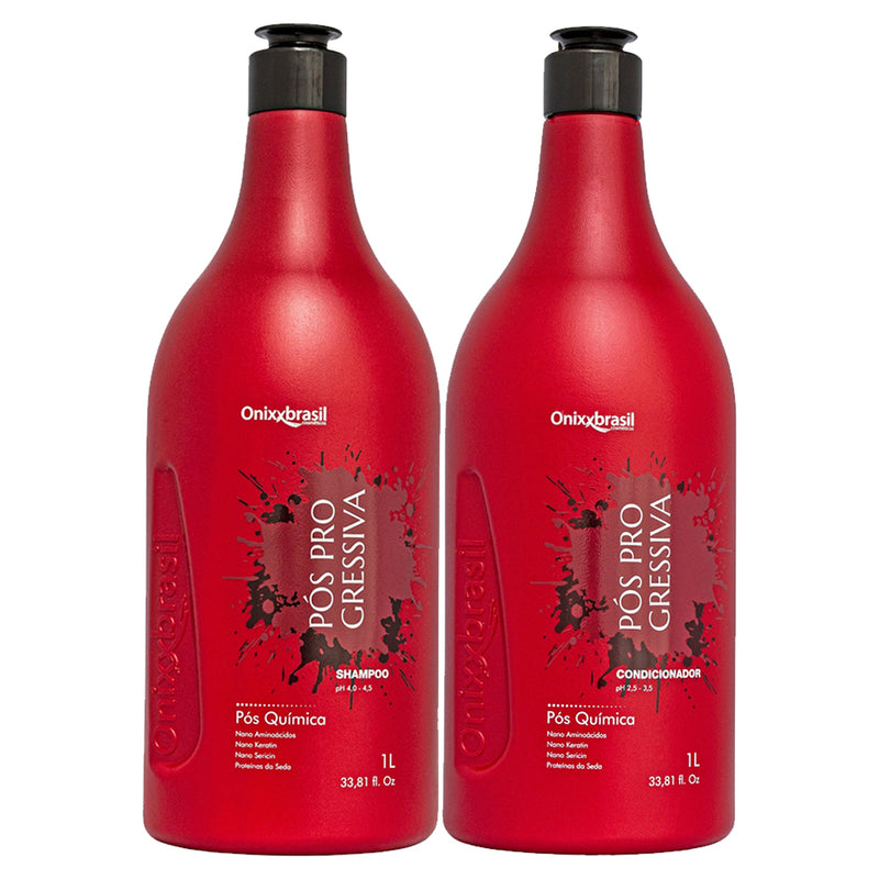 Kit Shampoo + Condicionador Pós Progressiva Onixx 2x1000ml