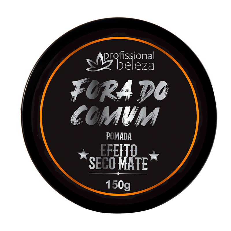 Pomada Modeladora Efeito Seco Matte Fora Do Comum Profissional Beleza 150g