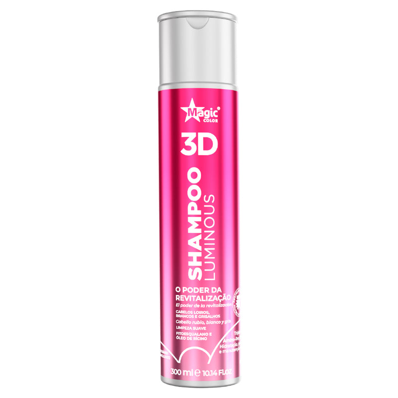 Shampoo 3d Luminous Manutenção Diária Magic Color 300ml