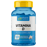 Vitamina D 2000ui 120 Cápsulas Profissional Beleza