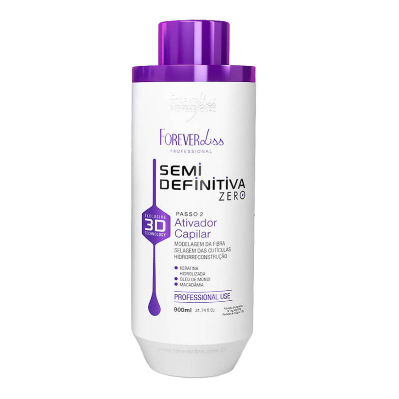 Forever Liss Semi Definitiva 3d Sem Formol 2x1000ml