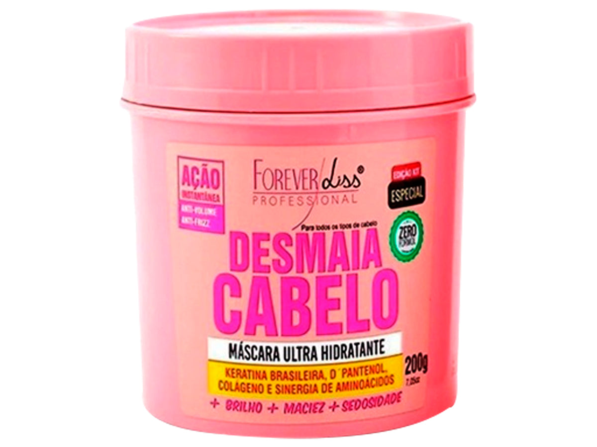 Kit Especial Desmaia Cabelo Forever Liss Com Brinde