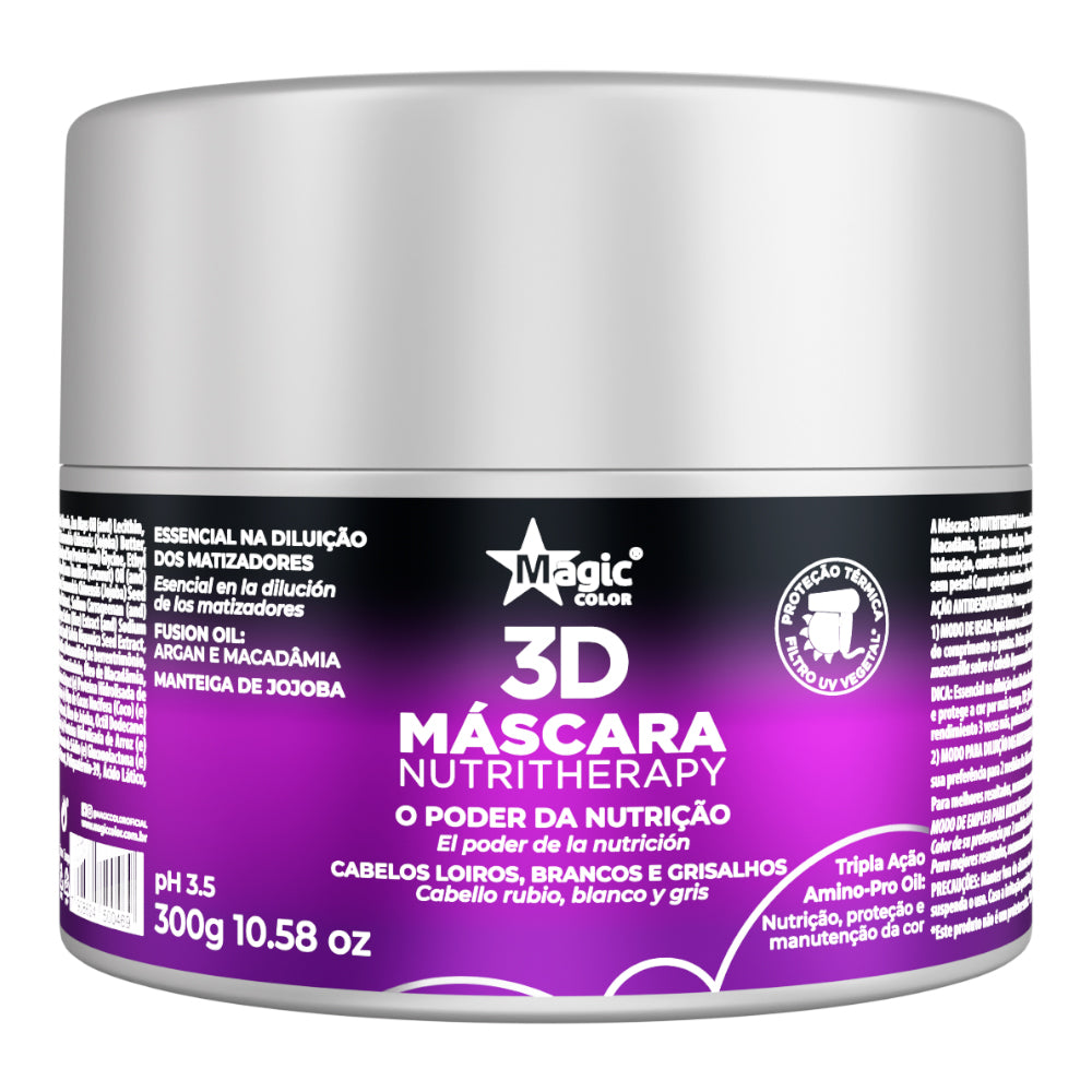 Máscara 3d Nutritherapy Cuidado Diário Magic Color 300g